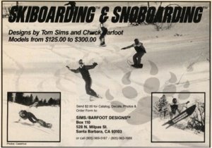 Snowboard hirdetés