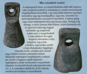 Mélységmérés ólommal Mélységmérés ólommal